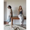 Saendeusaundeu (Women) String Layered Sleeveless Charcoal