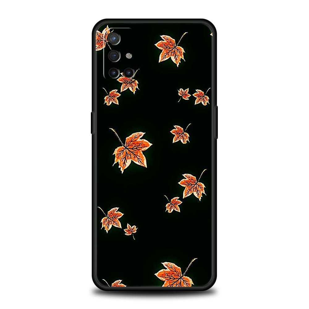 Case For OnePlus 11 10 9 Pro 9T 12R 10R 9R 9RT 10T 8T 8 7 7T Nord 2T CE 2 5G N200 N10 N100 Cover leaves fall pumpkin Halloween