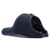 Stylish Retro Washed Backless Baseball Cap Versatile Sun Protection Women Ponytail Hat Summer Outdoor Sun Hat for Daily Wear