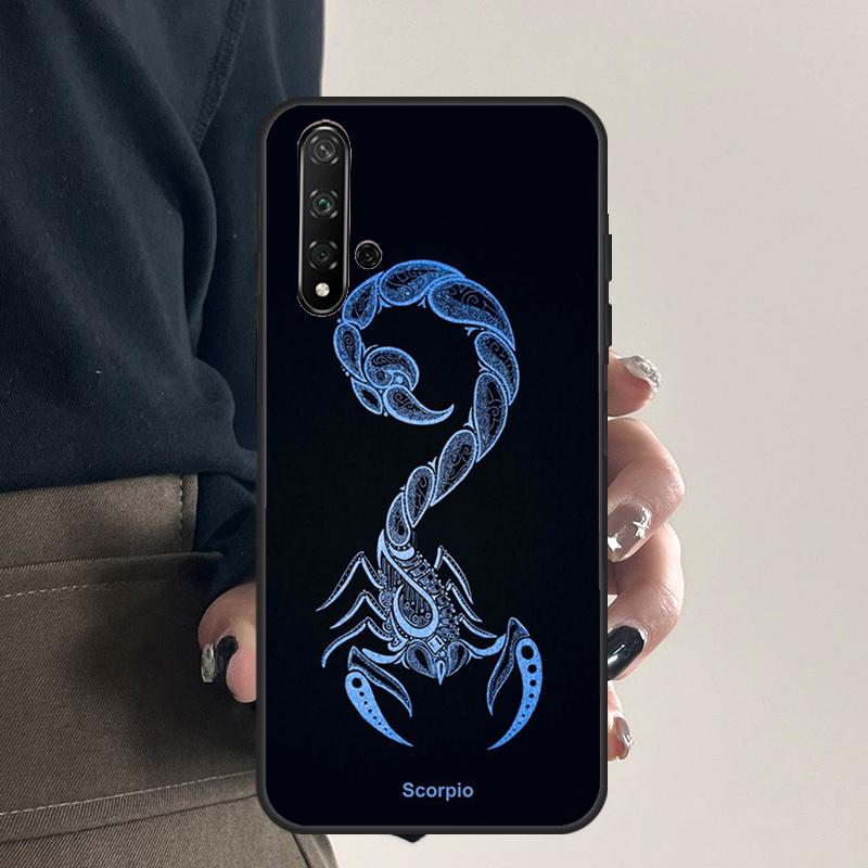 Zodiac Sign For Huawei Nova 9 10 SE 5T 12s 12i 11i Y91 Y90 Y60 Y70 Y72 Y61 P20 P40 P30 Lite P60 Pro Case