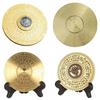 Rotatable Feng Shui Compass Rustproof Retro Style Chinese Tai Chi Bagua Brass Compass Desktop Decoration