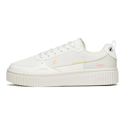 Life Collection Abrasion Resistant Slip Resistant Low Top Skateboard Shoes Women's Ivory White 122148066-2