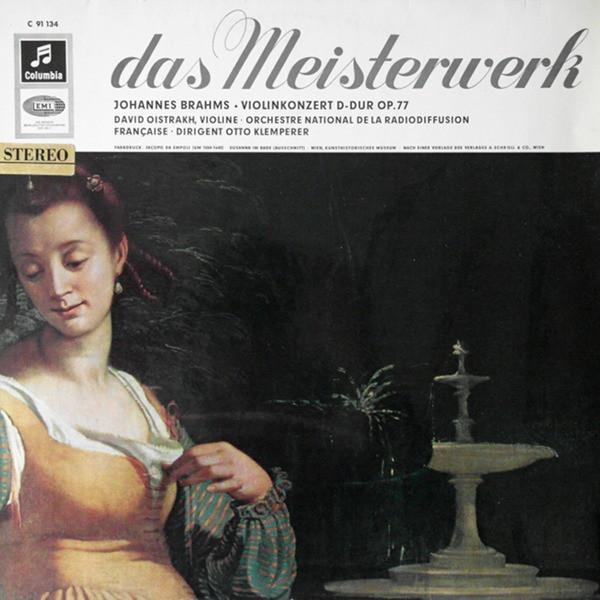 

LP Record JOHANNES BRAHMS DAVID OISTRACH Violinkonzert Ddur Op. 77 STC91134 Columbia Germany Classical Used