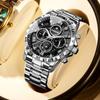 Binbang BINBOND steel belt multi-functional men's watch luminous waterproof quartz watch