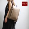 Guccio Italy Leather Backpack, Featured In InRed Magazine, Women's, Cowhide Leather, A4PC Storage, Water-Repellent & Scratch-Resistant, with YKK