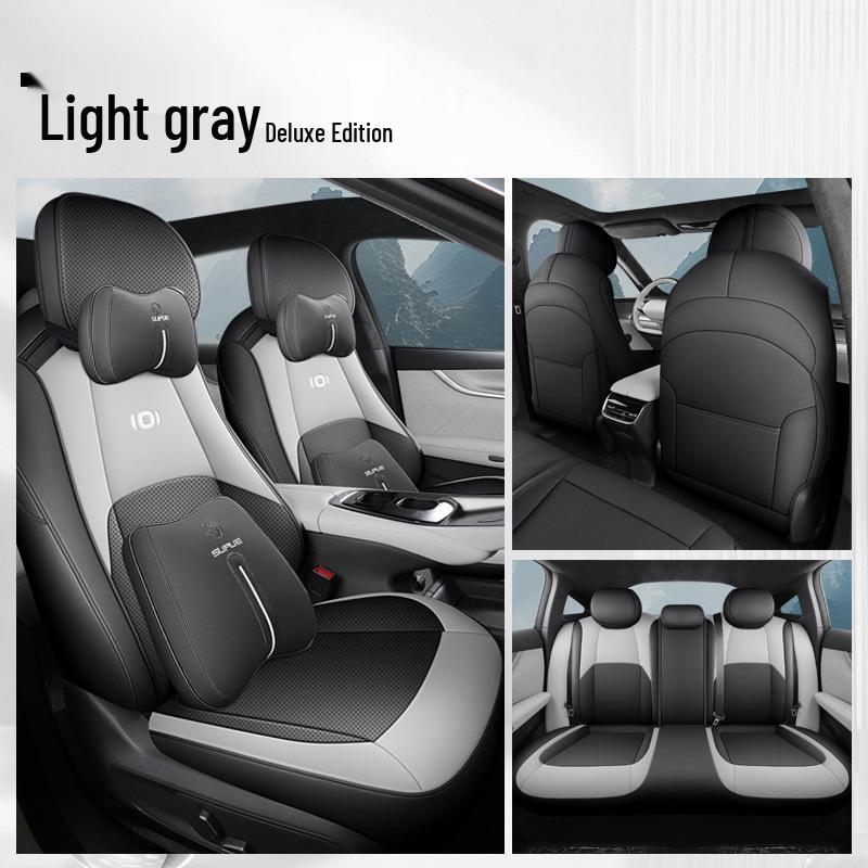 Qiyuan A07 Universal Leather Car Seat Cushion - All-Season Comfort