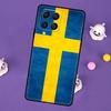 Sweden Flag Cover For Samsung Galaxy M54 M14 M34 M33 M13 M23 M53 M15 M55 M31 M51 M20 M30s M32 M52 Case