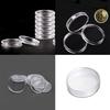 10Pcs 19Mm Clear Round Cases Coin Storage Capsules Holder Round Plastic