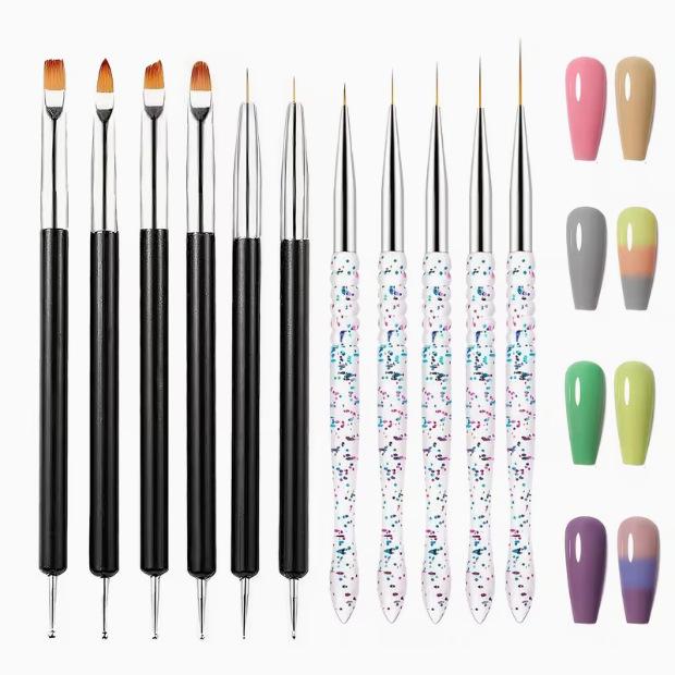 Double-Headed Nail Art Dotting Pen Tool