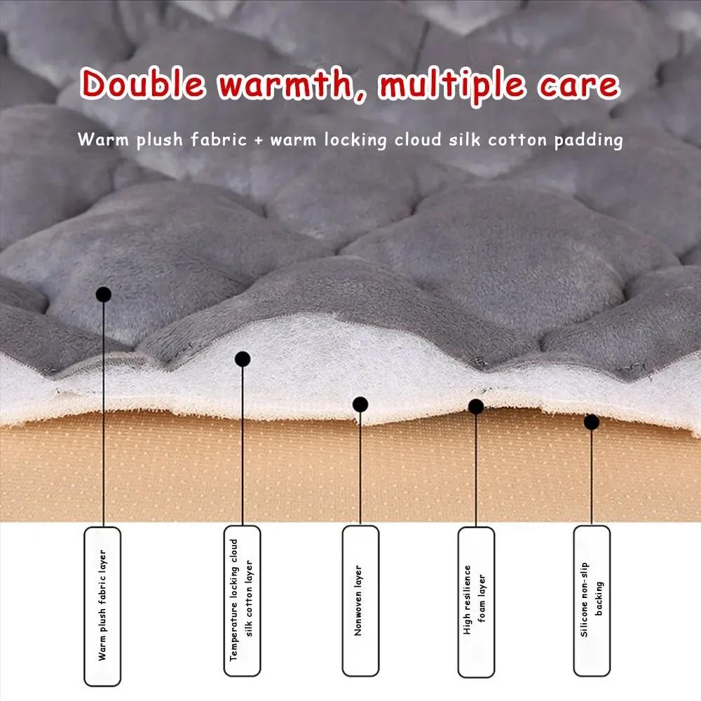 Winter Warm SUV Car Seat Cover - Universal  Cushion, Front & Rear Breathable Protector Mat, Auto Interior Accessories