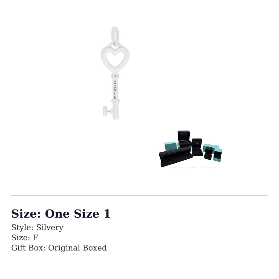 TIFFANY & CO. Pendants Unisex Silver 60012565