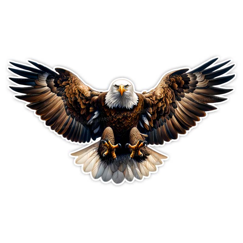 The Flying Eagle Spreading its Wings Soaring Car Sticker Waterproof Vinyl Decal Self-adhesive Decal For Car Accessories SH603