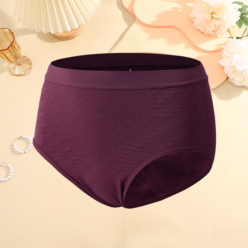 

Bodyshaper сексуальное нижнее белье с высокой талией антибактериальное для женщин мягкие трусы с промежностью бесшовное женское нижнее белье корректирующее белье XL&1pc фиолетовый