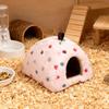 Washable Guinea Pig Hideout Plush Hideaway House New Pet Winter Nest  Cage Accessories