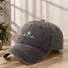 Heartbeat Red Wine Glass Printed Baseball Cap Classic Washed Retro Hat Lightweight Soft Sweat-Absorbent  Peaked Cap