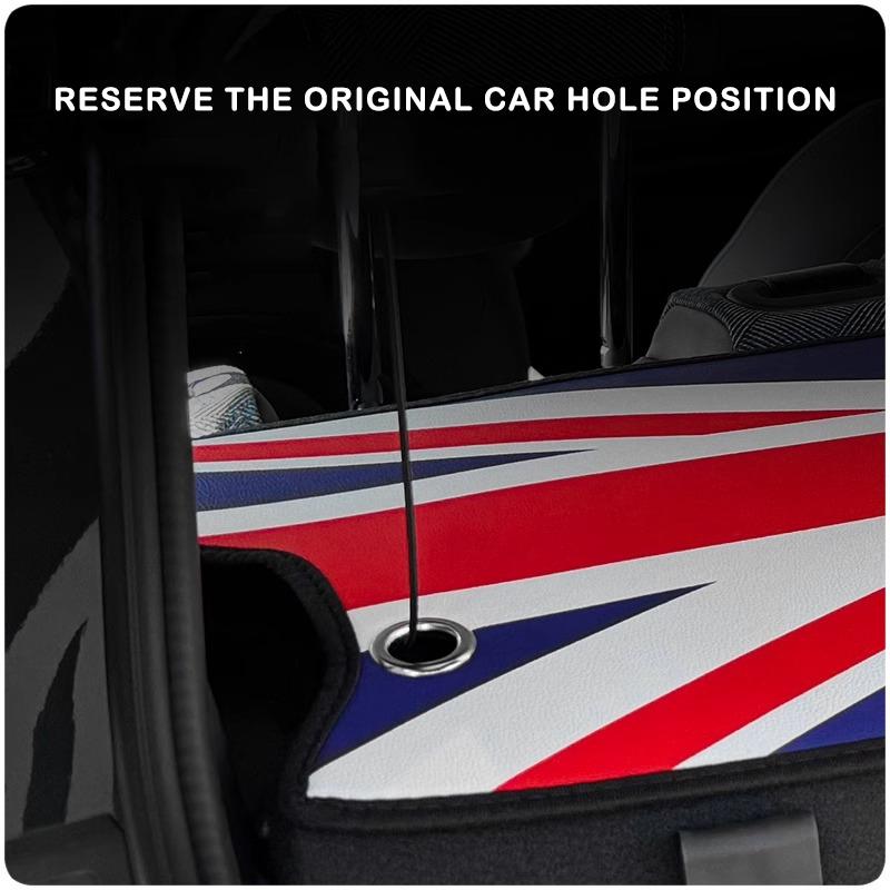 1PC Leather Car Trunk Window Protection Pad For Mini Cooper J01 J05 U25 2024 2025 Car Styling Interior Decoration Accessories