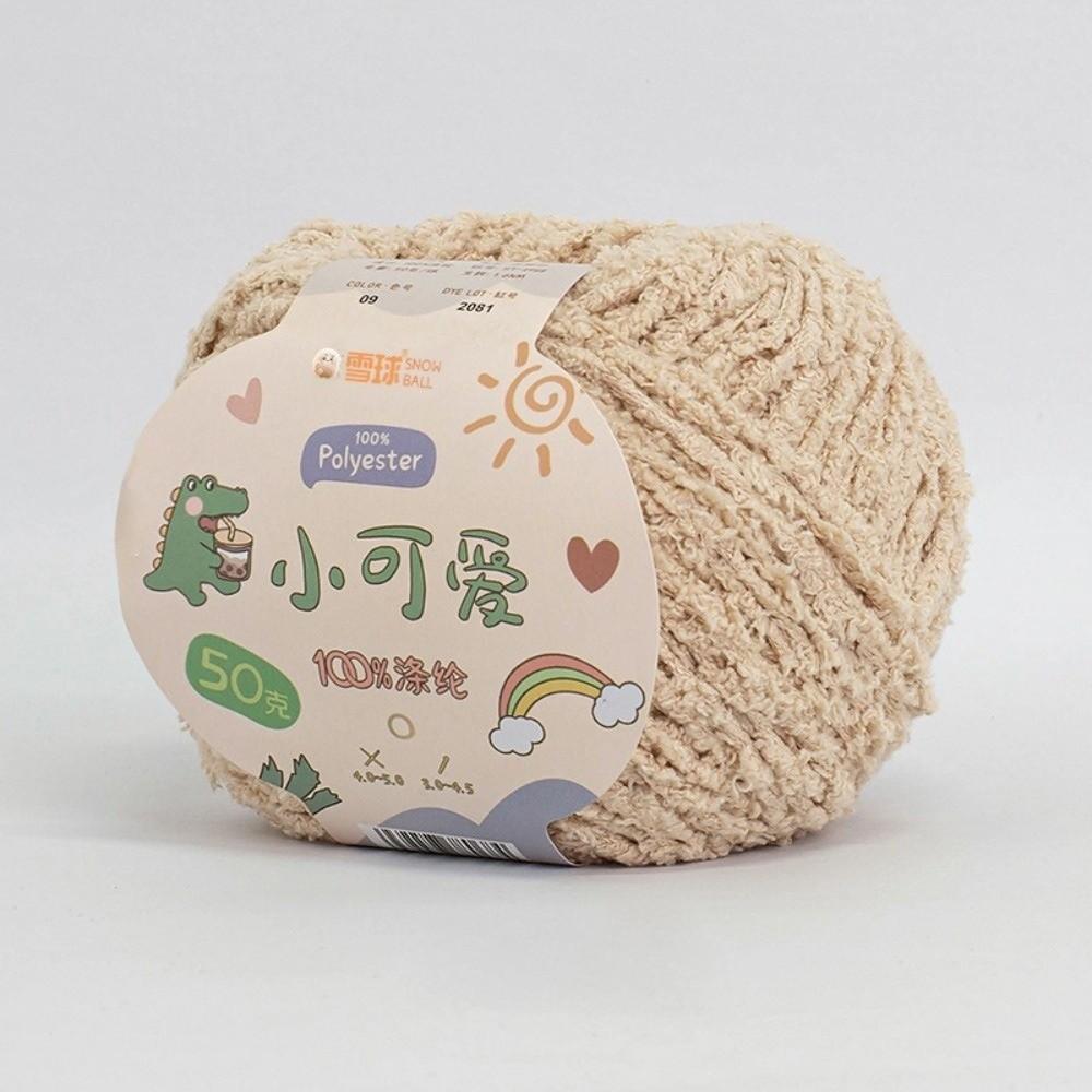 Handmade Crochet Yarn Short Plush Cotton Yarn Cute Plush Doll Yarn For Hair Accessories 9