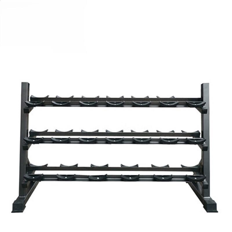 HongKangDa Sports 3-Tier Dumbbell Rack with Fixed Dumbbells
