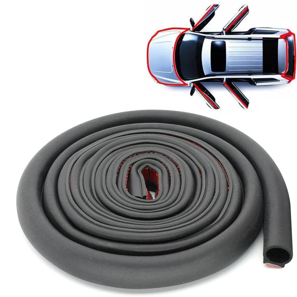 Quikaboo Weather Strip, Large D Shape, 32.8 Ft (10 M), Silent Mall, Car Door