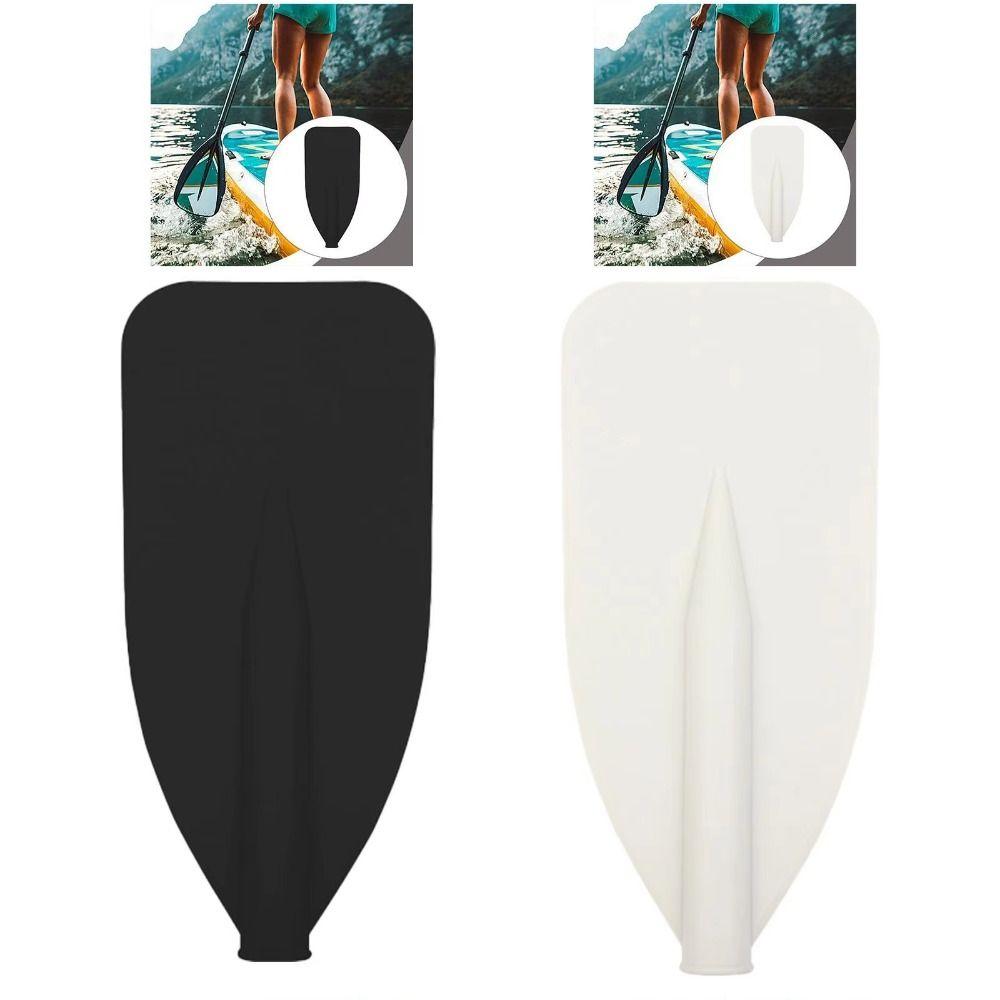 Thickened Plastic Canoe Oar Replacement Curved Shape Boat Propeller Blade For Kayaking