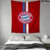FC Bayern Munich Wall Tapestry Aesthetic Wall Hanging Printed Fabric Blanket Decorative Tapestries for Bedroom Living Room Home Decor