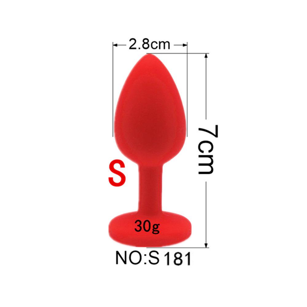 Silicone Plug: Tail-Free, No Gasket, Available Without Diamonds (Purchasable Separately)