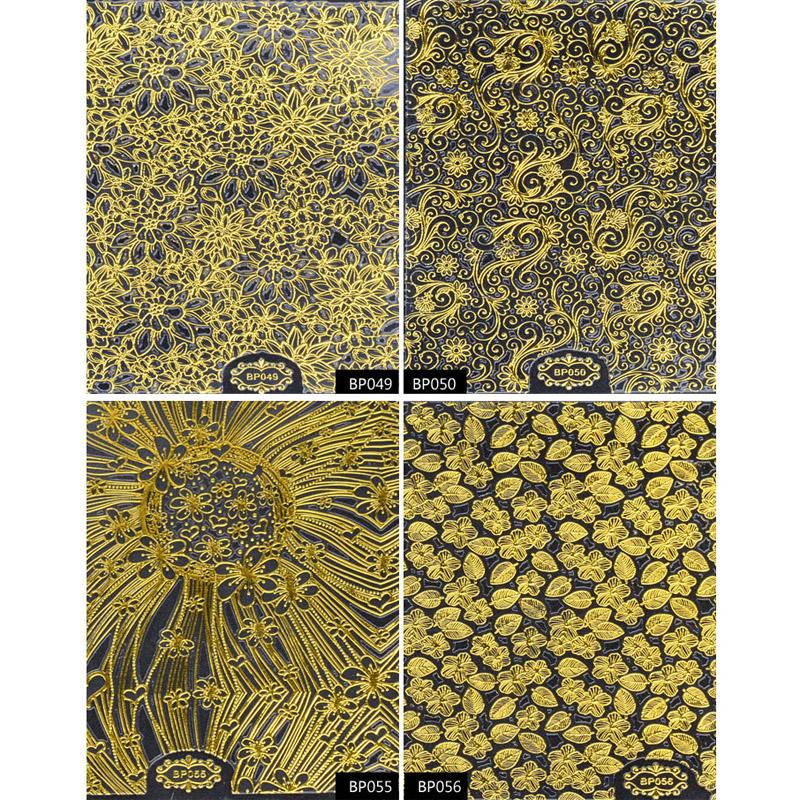 8 PC Gold Linien Wasser Abziehbilder Aufkleber Gesicht Marmor Muster Slider für Nägel Nagel Kunst Dekoration