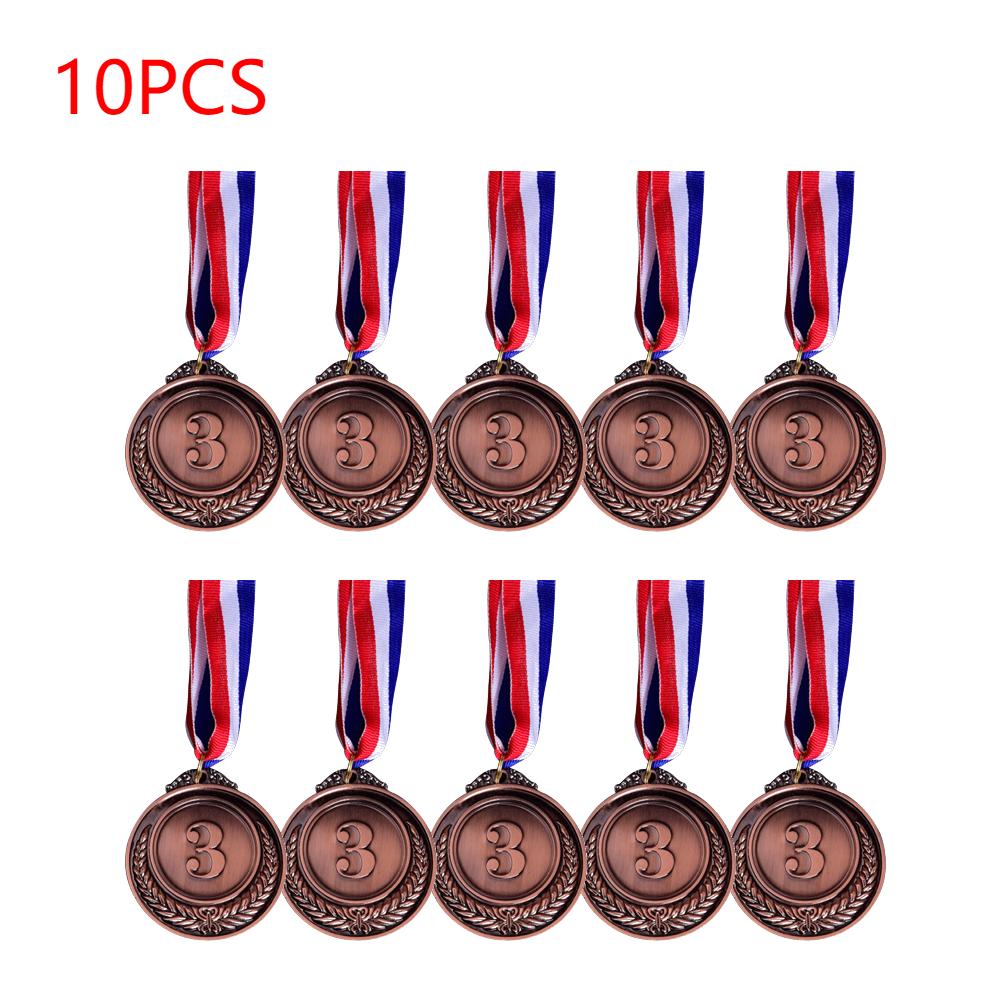 10/20/30 Stück Gold Silber Bronze Preise Sieger Medaillen Sporttag Wettbewerbe Auszeichnungen Medaille Erwachsene Kinder Spiele im Freien Souvenir