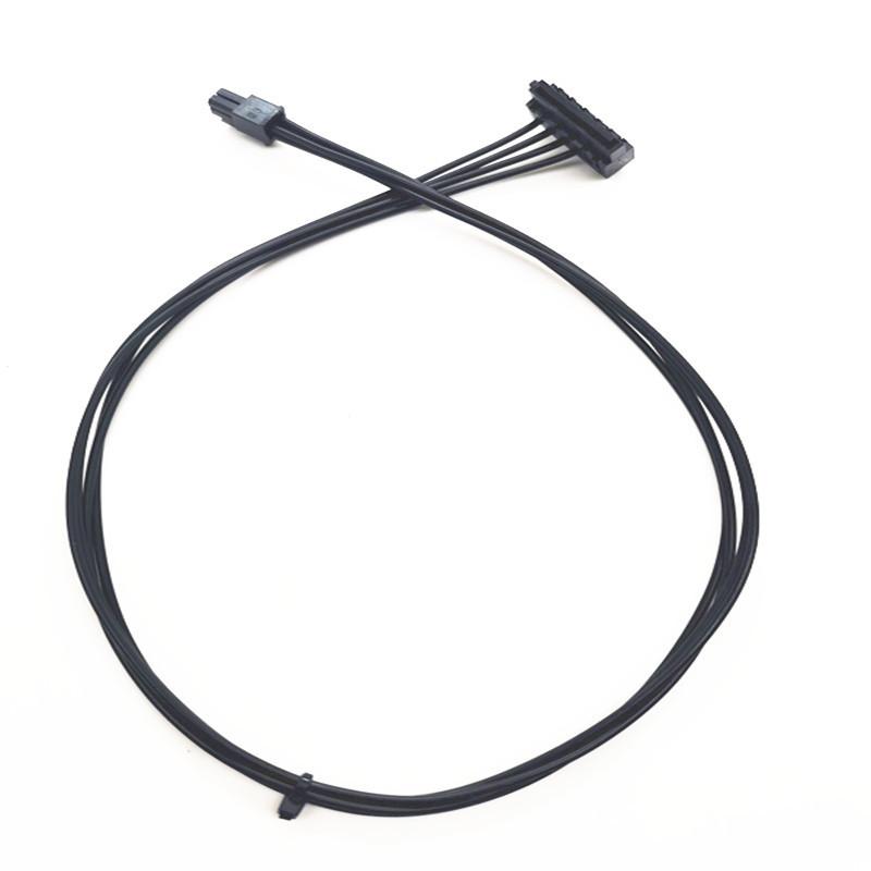 Small 4Pin to 2 SATA SSD Power Supply Cable for Lenovo PC Computer Motherboard Power Wire Mini 4P to Big 4P SATA Power Line same as picture