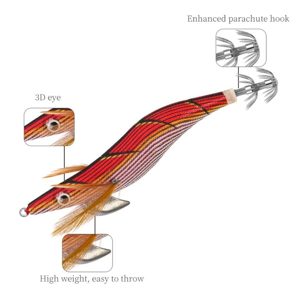 115mm 14.5g Squid Jig Horizontal Octopus Bait Wobbler Sea Fishing Lures  Octopus Fishing