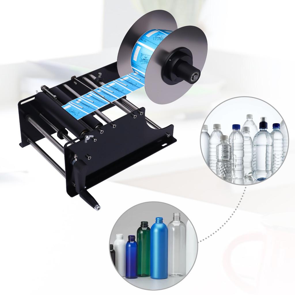 MT-30 10-30pcs/min Label Applicator Manual Semi-automatic Round Bottle Labeling Machine Small Adhesive Sticker Labeler