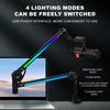 Desktop Arm Holder for Microphone Stand Computer Mic Stand with RGB Lighting Cantilever Bracket for Live Singing Condenser Mic