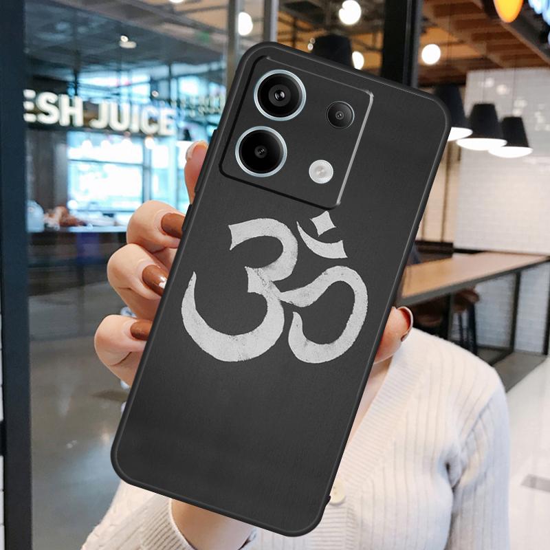 Aum Om Yoga Symbol Case For Xiaomi Redmi Note 14 Pro 10 11 12 13 15 Pro Plus Redmi 15C 14C 10C 12C 13C 15 Cover