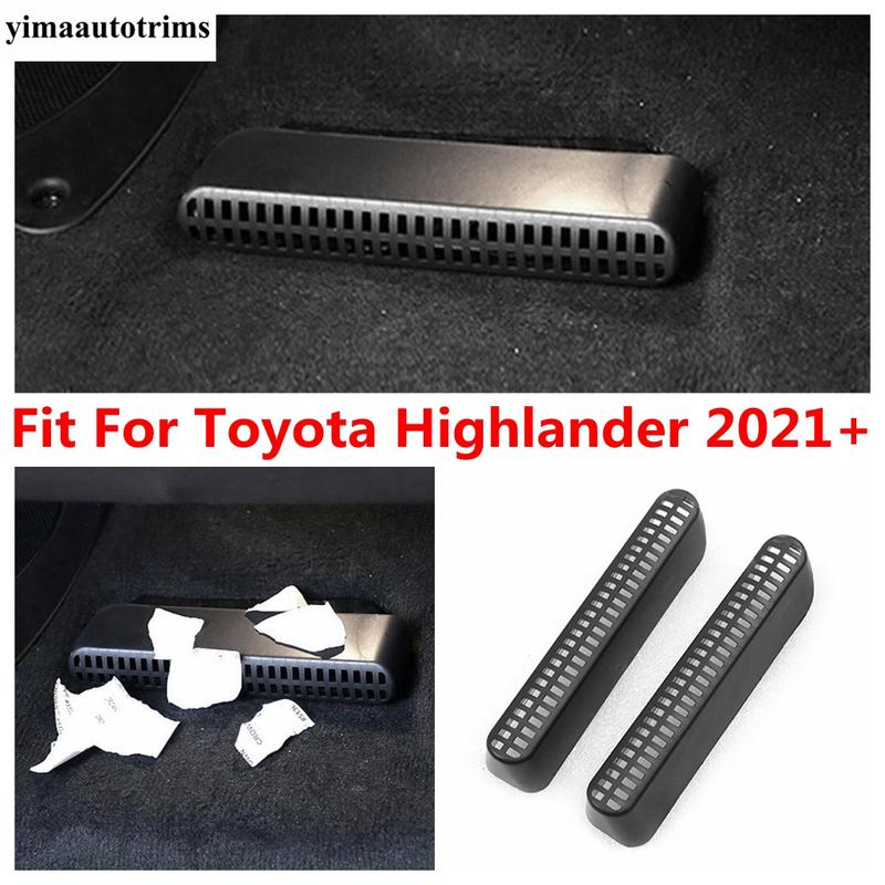 Under Seat Floor Air Outlet AC Conditioning  Vent Dust Protective Cover For Toyota Highlander  - 2025 Interior Accessories