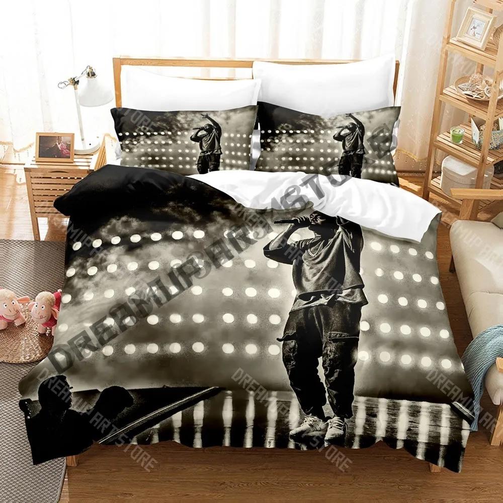 3D Print Kanye West Bedding Set Single Twin Full Queen King Size Bed Set Adult Kid Bedroom Duvetcover Sets Cool Bed Sheet Set