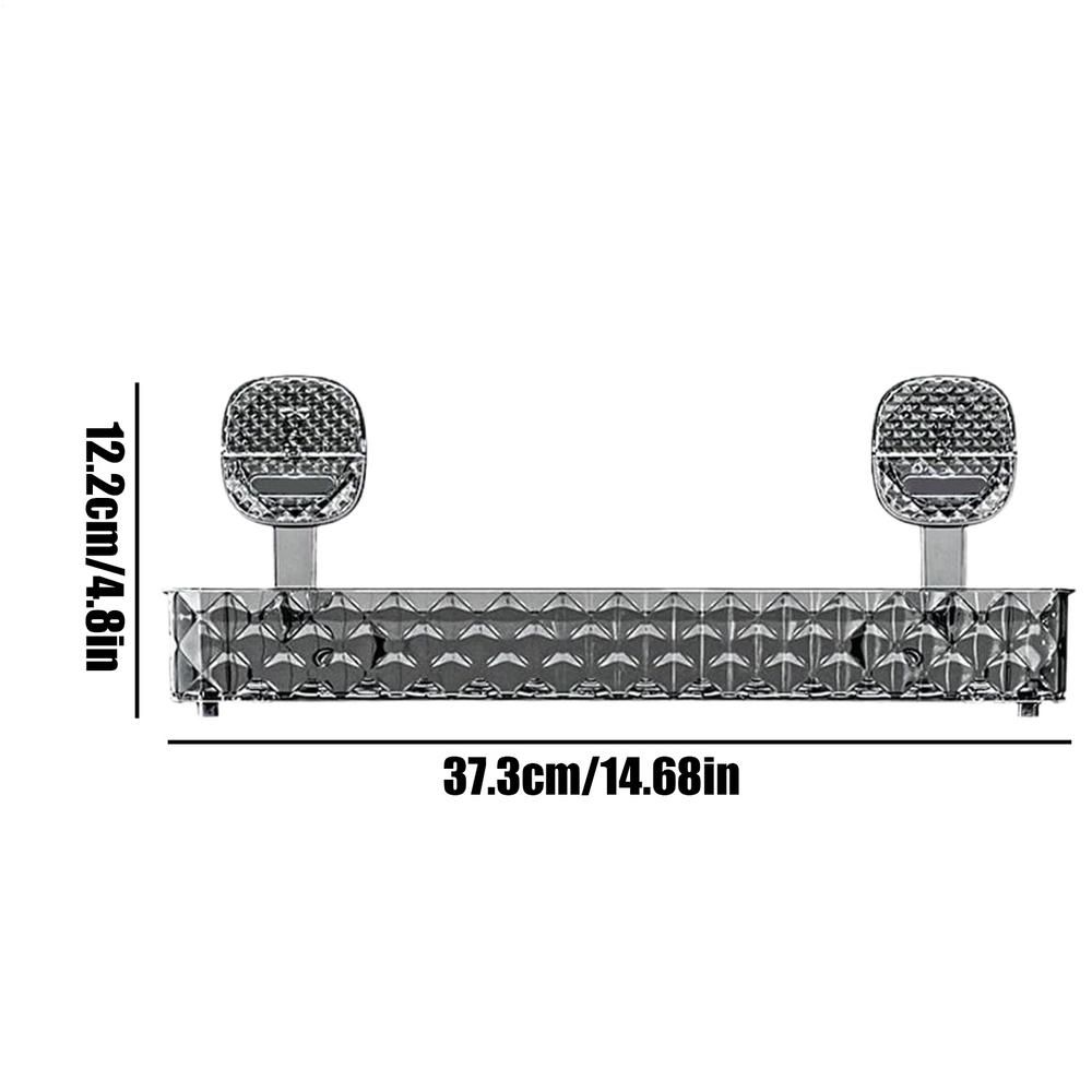 

Suction Cup Shower Shelf Bathroom Shelves Basket Wall Holder For Shampoo Skin Care Products Space Saving Storage For Home Living