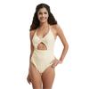 Be You Womens/Ladies Gingham Cut Out One Piece Swimsuit