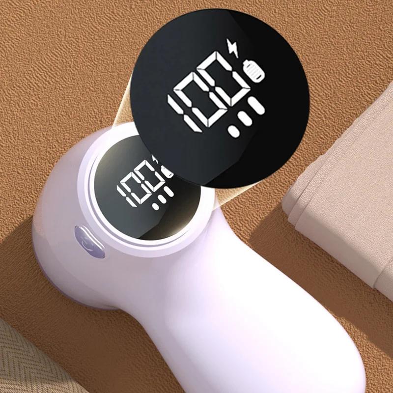 Xiaomi LED Digital Hair Ball Trimmer USB Charging Sweater Lint Remover Home Portable 3-Speeds Fast Ball Remover Machine For Clothing