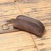 Anti-lost Men Key Ring Pouch Thin Car Key Bag Small Hanging Pouch Mini Leather Coin Purse  Shopping