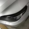 2PCS Car Eyebrow Eyelid Lamp Light Headlight Cover Stickers For BMW 5 Series E60 E61 520i 525i 530i 540i M5 2003-2010 Tuning