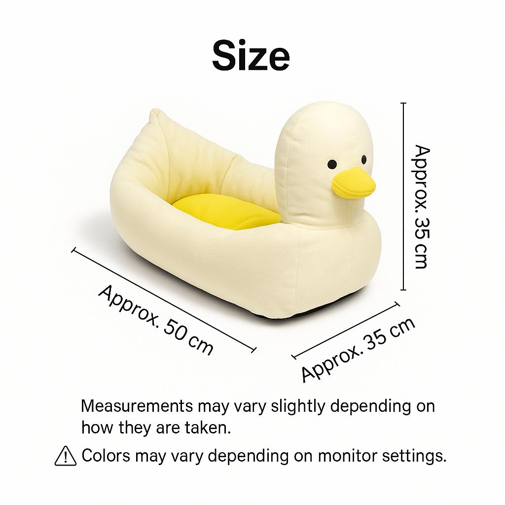 Der Liebling des Haustiers: Daiso 3D Entenform Komfortbett
