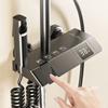 Bathroom Shower Set Multifunctional Practical Four Outlets Adjustable Water Pressure Temperature Setting Bathroom Accessory