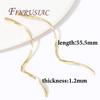 Earrings Making Supplies 18K Gold Plated S Shape Wavy Earwire Earring Charms Connector For DIY Jewelry Accessories