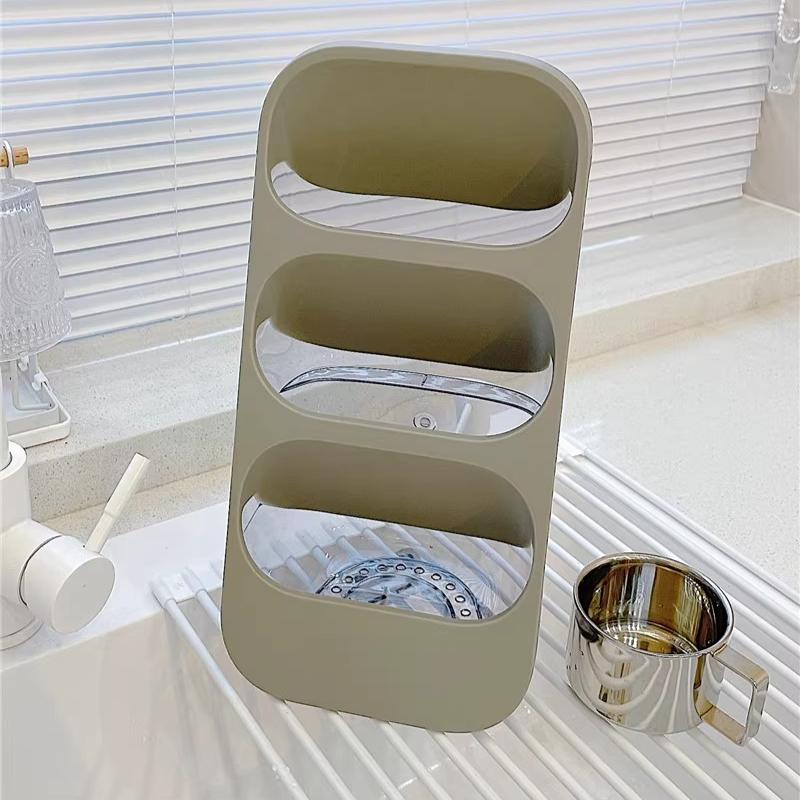 Chopsticks Storage Box Organizer Household Countertop Multifunctional Kitchen Cutlery Spoon Storage Rack Drain Storage Holders