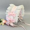 Sweet Bow Lace Bow Hairband Handmade Anime Cosplay Headdress Lolita Hair Accessories  Cosplay Party