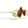 3 Heads/bunch Decorative Home Decor DIY Craft Fake Flores Bouquet Artificial Flower Silk Sunflower Wedding Decoration