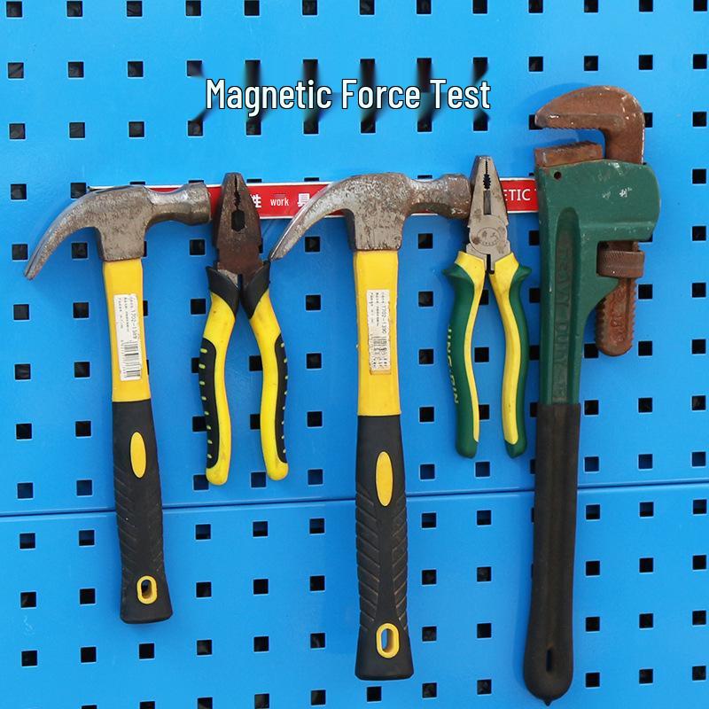 Chitu Magnetic Tool Bar: Strong Self-Adhesive Tool Storage Rack with Hooks