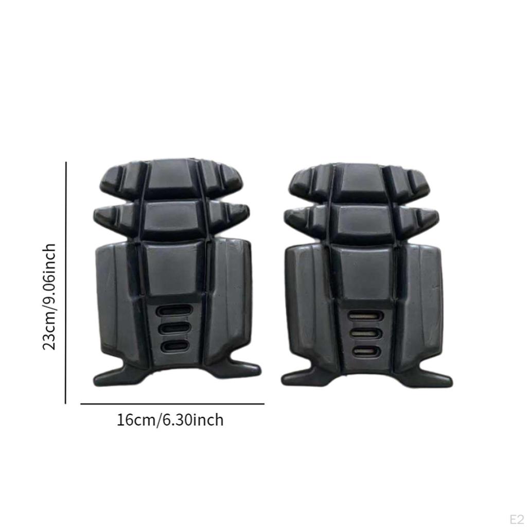 2 kusy EVA pracovní chrániče kolen Typ s vložkou pro kalhoty Lehké vyjímatelné chrániče