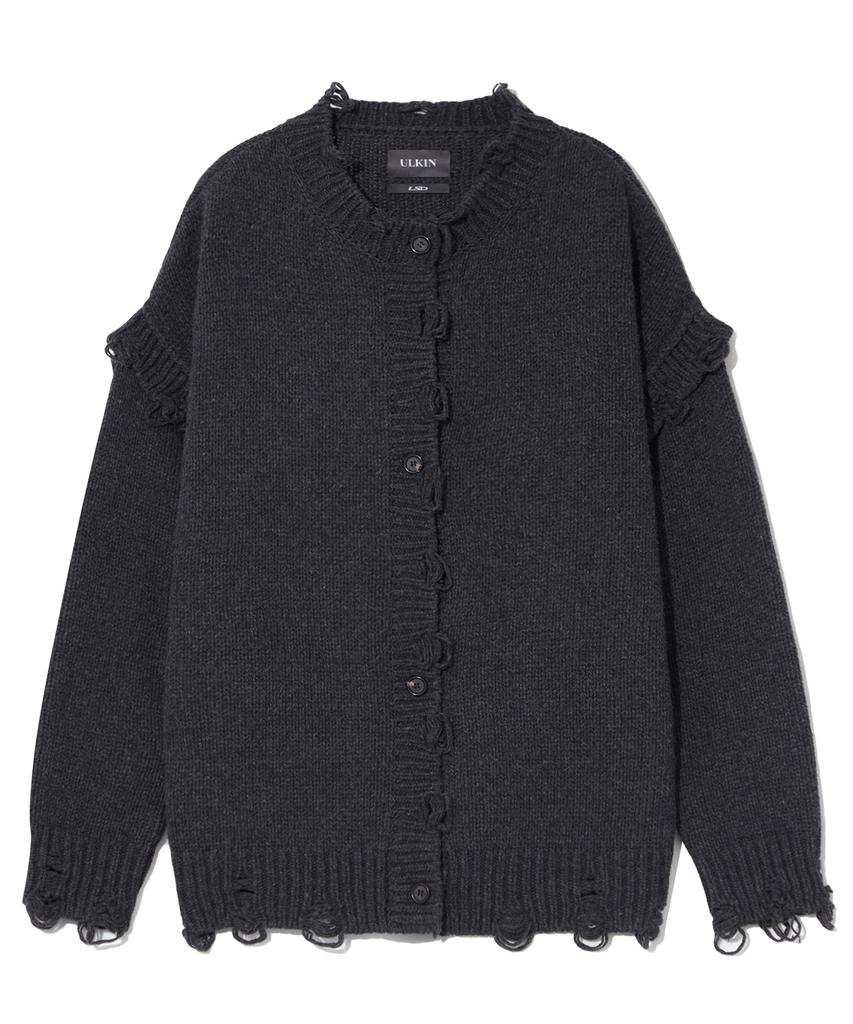 ULKIN [Runway] Oversized Cardigan_Charcoal
