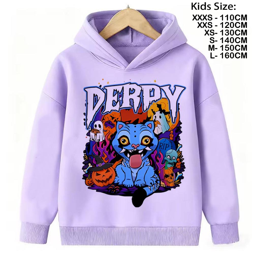 

Kpop Охотник на демонов Нелепый тигр Толстовка Детская одежда Одежда для девочек-принцесс Мода Весна Осень Толстовка Детские топы L